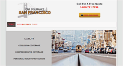 Desktop Screenshot of carinsurance-sanfrancisco.com